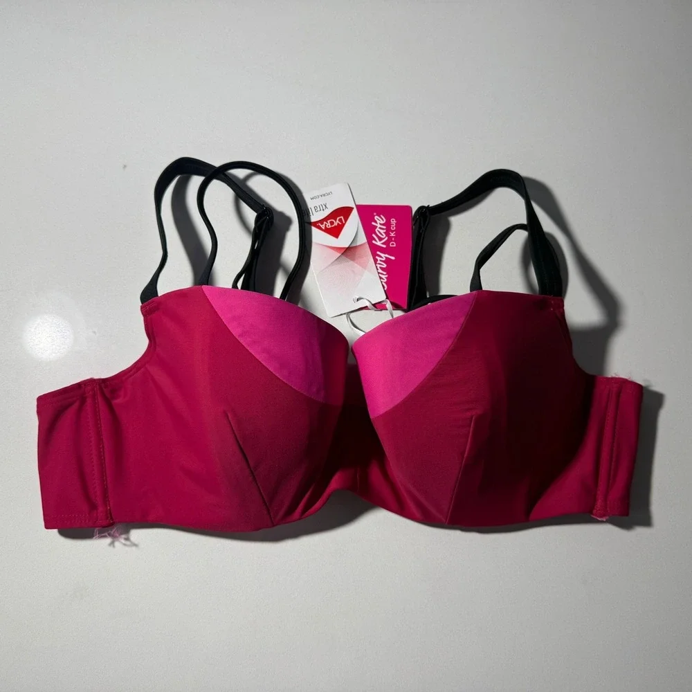 Curvy‎ Kate Subtropic Balcony Bikini Top 40D Cherry Red Pink CS009304PPK NEW